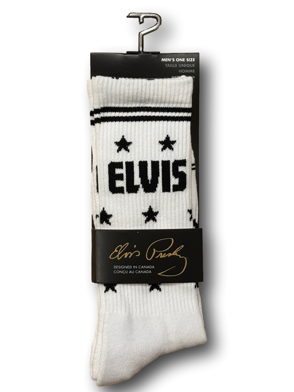 3/$20 Elvis Presley Retro Funny Novelty Crew Socks - NWT